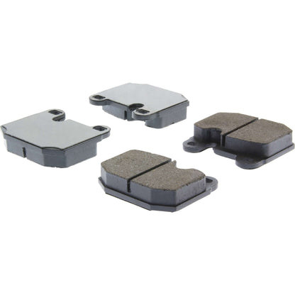 Centric Parts Disc Brake Pad Set Premium Ceramic with Shims for 1981-2011 Alfa Romeo GTV-6 Milano BMW 320i Lotus Esprit Opel 1900 Manta Tesla Roadster