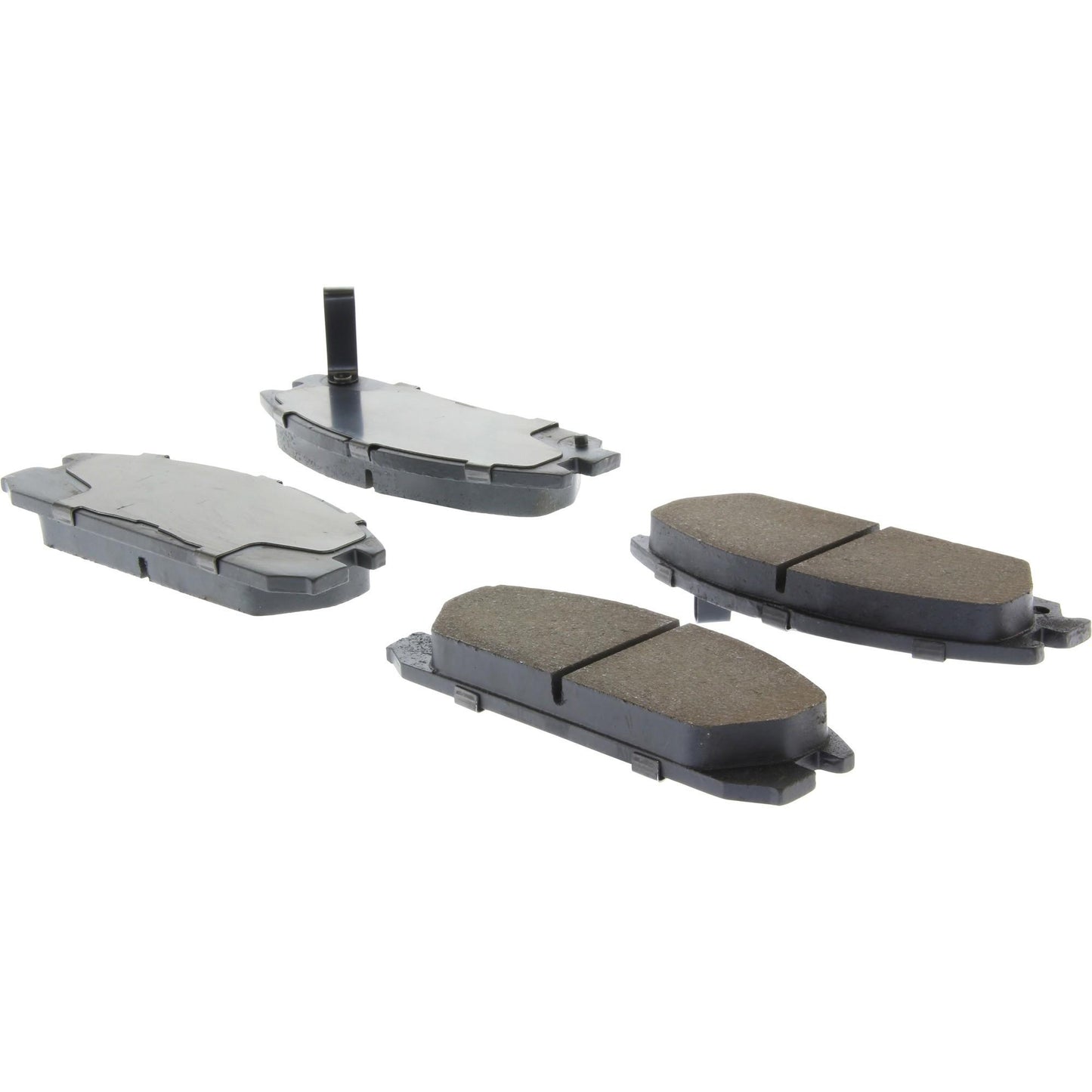 Centric Parts Disc Brake Pad Set Premium Ceramic with Shims and Hardware for 1986-1989 Acura Integra, 1986-1989 Honda Accord, 1985-1987 Prelude 301.03340
