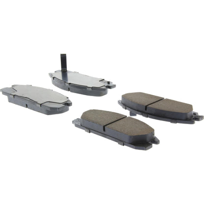 Centric Parts Disc Brake Pad Set Premium Ceramic with Shims and Hardware for 1986-1989 Acura Integra, 1986-1989 Honda Accord, 1985-1987 Prelude 301.03340
