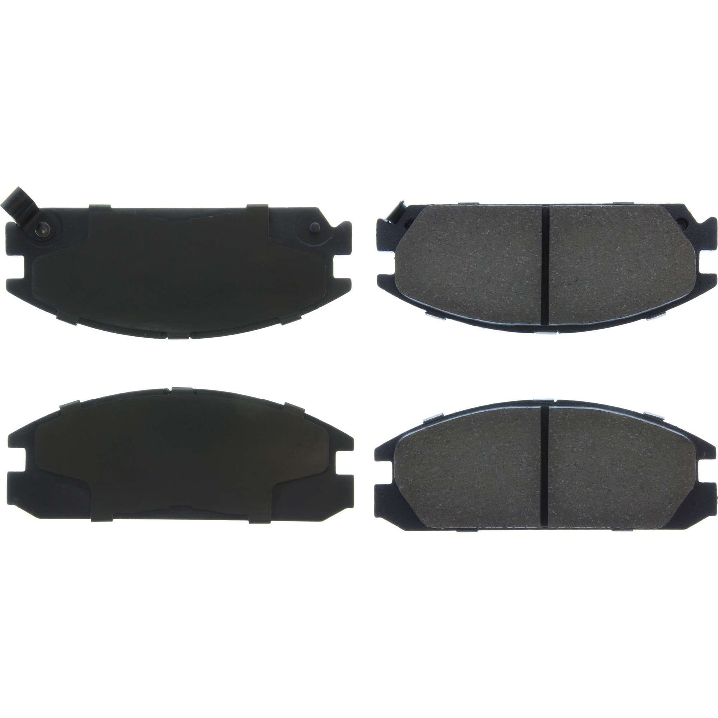 Centric Parts Disc Brake Pad Set Premium Ceramic with Shims and Hardware for 1986-1989 Acura Integra, 1986-1989 Honda Accord, 1985-1987 Prelude 301.03340