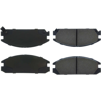 Centric Parts Disc Brake Pad Set Premium Ceramic with Shims and Hardware for 1986-1989 Acura Integra, 1986-1989 Honda Accord, 1985-1987 Prelude 301.03340