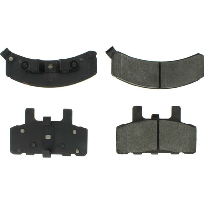 Centric Parts Disc Brake Pad Set Premium Ceramic with Shims and Hardware for 1990-2002 Cadillac Commercial Chassis, DeVille, Escalade, Astro, Blazer, C1500, Suburban, C2500, Express