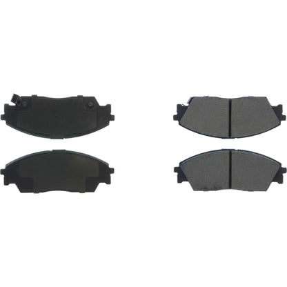 Centric Parts Disc Brake Pad Set Premium Ceramic with Shims and Hardware for 1991-1988 Honda Civic CRX 1991-1990 Prelude 1990-1988 301.03730