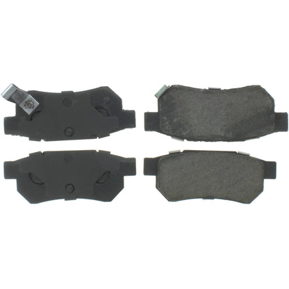 Centric Parts Disc Brake Pad Set Premium Ceramic with Shims and Hardware for Acura Integra 2001-1990, Honda City 2014-2010, Civic 1995-1998, CRX 1991-1990 301.03740