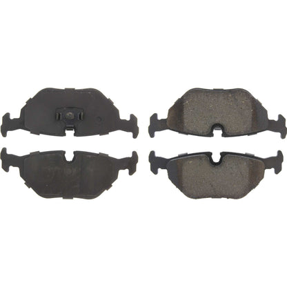 Centric Parts Disc Brake Pad Set Premium Ceramic with Shims and Hardware for 1992-2002 BMW 320i 525i 530i 535i 540i 735i 740i 750i L7 M3 M5 Z3 301.03960