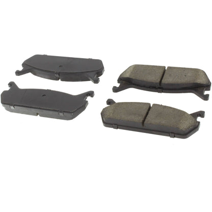 Centric Parts Disc Brake Pad Set Premium Ceramic with Shims for Ford Escort 1991-1996 Mazda Miata 1990-1993 Protege 1990-1994 Mercury Tracer 1990-1996 301.04580