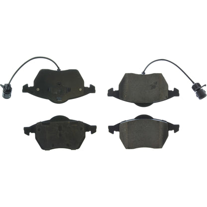 Centric Parts Disc Brake Pad Set Premium Ceramic with Shims and Hardware for Audi 100/Quattro 1992-1994, A6/Quattro 1995-1998 301.05550