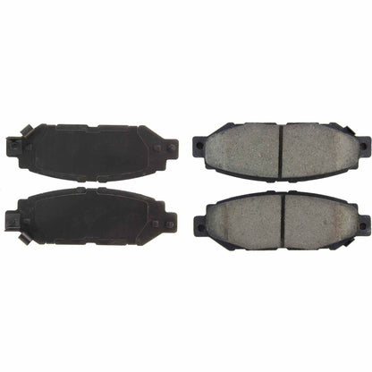 Centric Parts Disc Brake Pad Set Premium Ceramic with Shims and Hardware for 1993-1998 Lexus GS300 SC300 SC400 Toyota Supra 301.05720