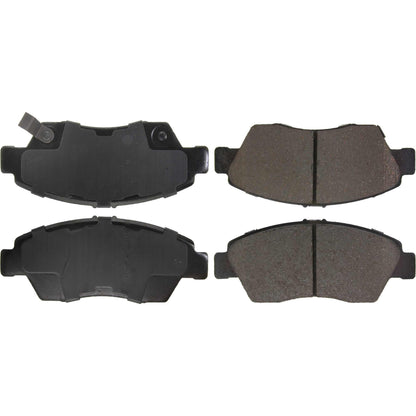 Centric Parts Disc Brake Pad Set Premium Ceramic with Shims and Hardware for 2002-2006 Acura RSX, 2004-2005 Honda Civic 301.06210