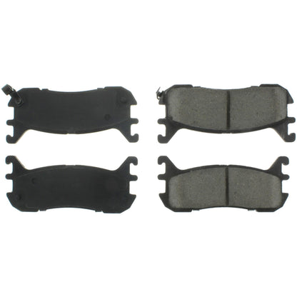 Centric Parts Disc Brake Pad Set Premium Ceramic with Shims and Hardware for Ford Escort 2003-1997 Mazda Miata 1997-1994 301.06360