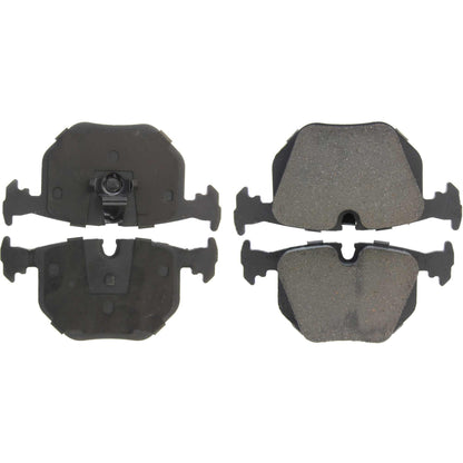Centric Parts Disc Brake Pad Set Premium Ceramic with Shims and Hardware for BMW 3 Series 2001-2006, 7 Series 1995-2007