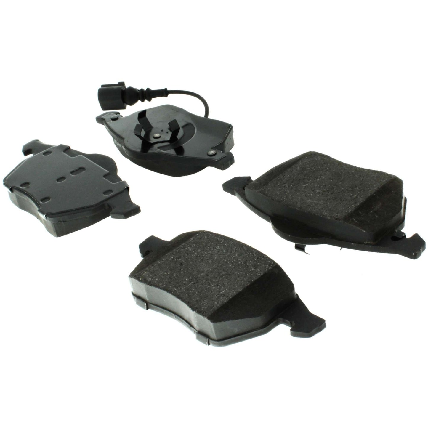 Centric Parts Disc Brake Pad Set Premium Ceramic with Shims and Hardware for 1998-2010 Audi A3, S3, TT, Seat Leon, Volkswagen Beetle, Golf, Jetta