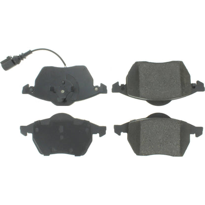 Centric Parts Disc Brake Pad Set Premium Ceramic with Shims and Hardware for 1998-2010 Audi A3, S3, TT, Seat Leon, Volkswagen Beetle, Golf, Jetta