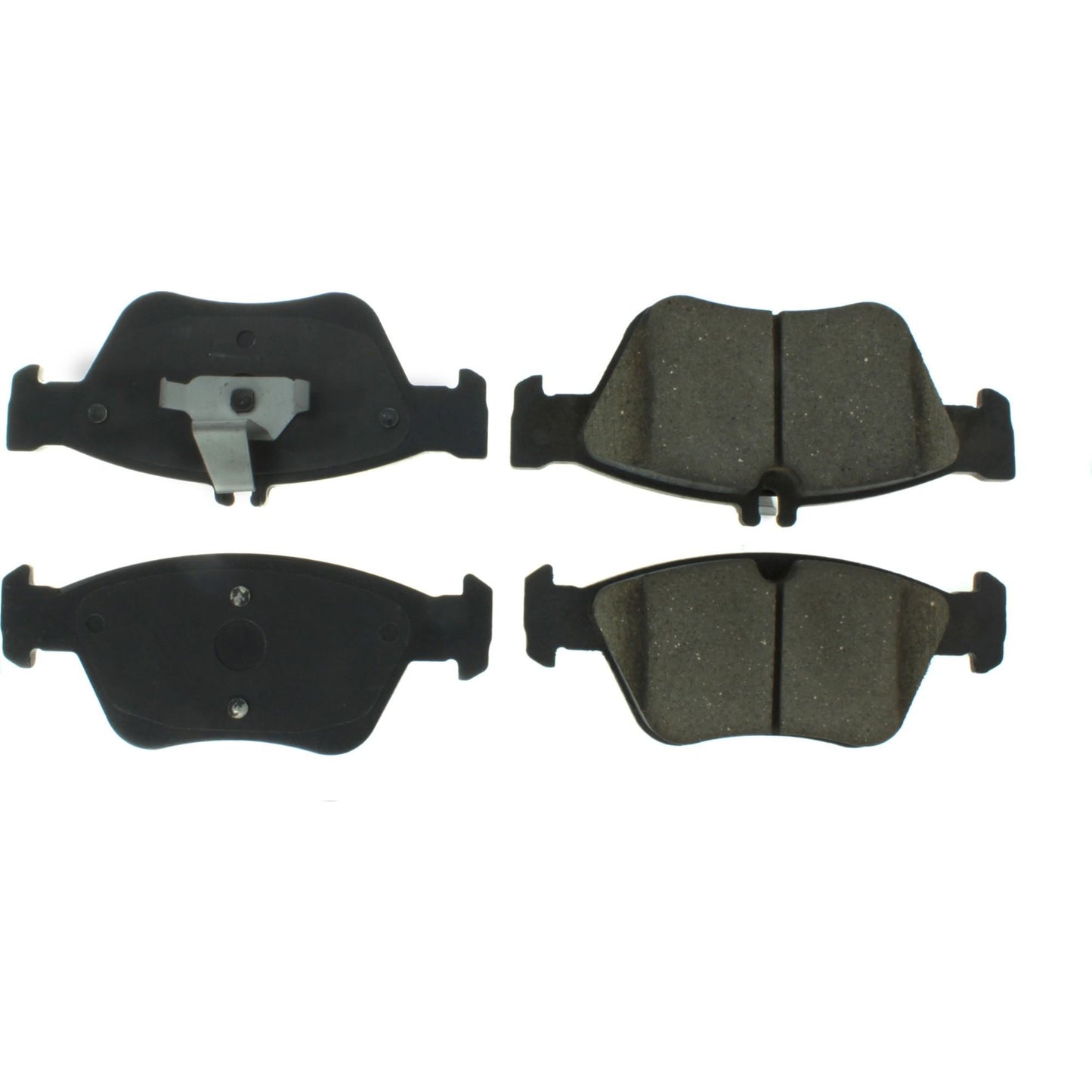 Centric Parts Disc Brake Pad Set Premium Ceramic with Shims and Hardware for 2000-1999 Mercedes-Benz C230, 2000-1996 C280, 1997-1996 E300, 2011-2005 SLK200, 2004-1998 SLK230 301.07100
