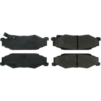 Centric Parts Disc Brake Pad Set Premium Ceramic with Shims and Hardware for 2004-2009 Cadillac XLR 1997-2013 Chevrolet Corvette 301.07320