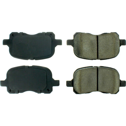 Centric Parts Disc Brake Pad Set Premium Ceramic with Shims and Hardware for 1998-2002 Chevrolet Prizm Toyota Corolla 301.07410