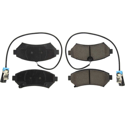 Centric Parts Disc Brake Pad Set with High Performance Shims 301.07530