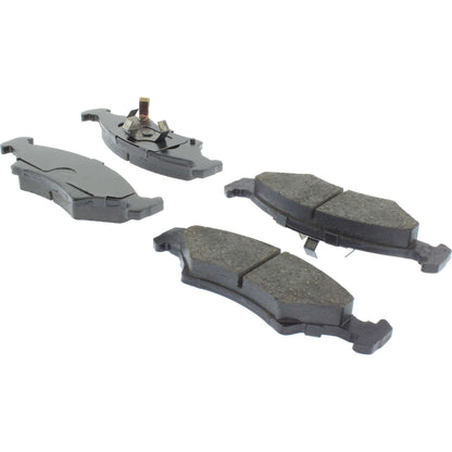 Centric Parts Disc Brake Pad Set Premium Ceramic with Shims and Hardware for 1985-2000 Ferrari Mondial, Kia Sephia