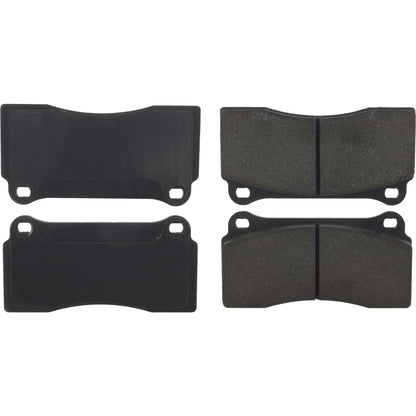 Centric Parts Disc Brake Pad Set Premium Ceramic with Shims for Aston Martin Vanquish 2005-2001, Ferrari F40 1992-1990, Jaguar Vanden Plas 2003-2002 301.08100