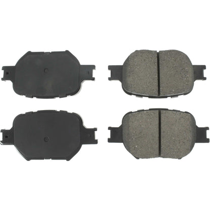Centric Parts Disc Brake Pad Set with High Performance Shims for Passenger Cars and Light Duty Trucks 301.08170