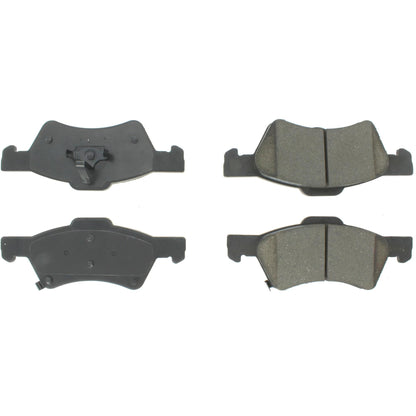Centric Parts Disc Brake Pad Set Premium Ceramic with Shims and Hardware for 2001-2007 Chrysler Town & Country, Voyager, Dodge Caravan, Grand Caravan 301.08570