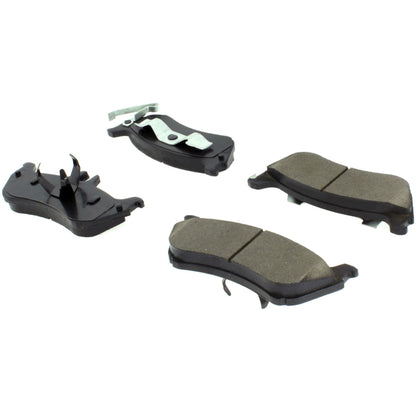 Centric Parts Disc Brake Pad Set Premium Ceramic with Shims and Hardware 301.08750