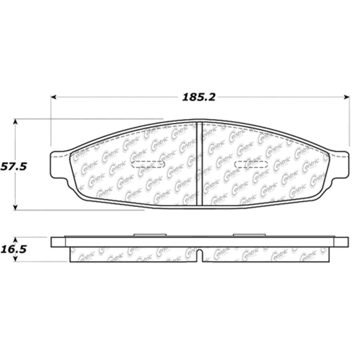 Stoptech Centric Centric Premium Ceramic Brake Pads 301.09530