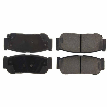 Centric Parts Disc Brake Pad Set with High Performance Shims 301.09540