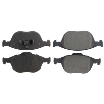 Centric Parts Disc Brake Pad Set Premium Ceramic with Shims and Hardware for 2002-2004 Ford Focus 2010-2013 Transit Connect 301.09700