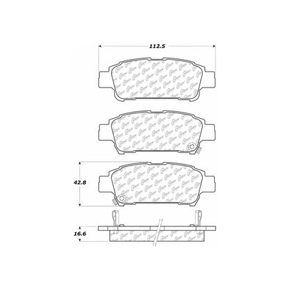 Stoptech Centric Centric Premium Ceramic Brake Pads 301.09950