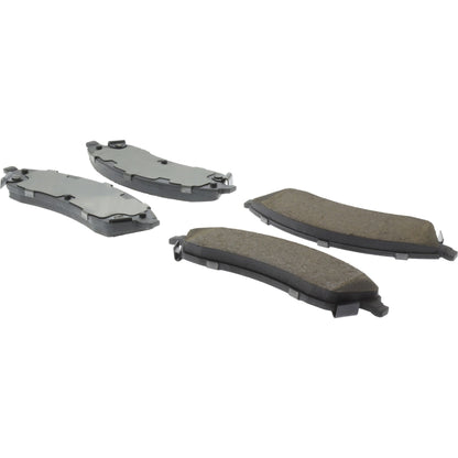 Centric Parts Disc Brake Pad Set with High Performance Shims for Passenger Cars and Light Duty Trucks 301.10190