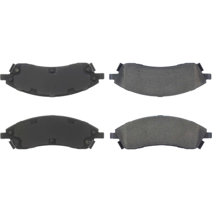 Centric Parts Disc Brake Pad Set with High Performance Shims for Passenger Cars and Light Duty Trucks 301.10190
