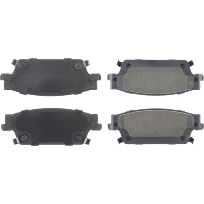 Centric Parts Disc Brake Pad Set with High Performance Shims for Passenger Cars and Light Duty Trucks 301.10200
