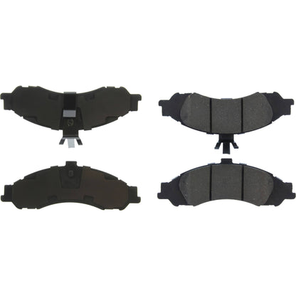 Centric Parts Disc Brake Pad Set Premium Ceramic with High Performance Shims for 100% Asbestos Free Formula 301.10430