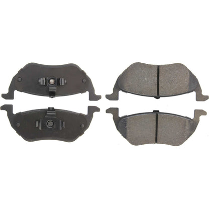 Centric Parts Disc Brake Pad Set Premium Ceramic with Shims for 2005-2008 Ford Escape Mazda Tribute Mercury Mariner 301.10550