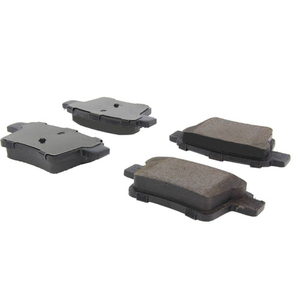 Centric Parts Disc Brake Pad Set Premium Ceramic with Shims and Hardware for 2005-2009 Ford Five Hundred Freestyle Mondeo Taurus X Jaguar X-Type Mercury Montego Sable 301.10710