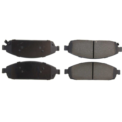 Centric Parts Disc Brake Pad Set Premium Ceramic with Shims and Hardware for Jeep Commander 2010-2006 Grand Cherokee 2010-2005 301.10800