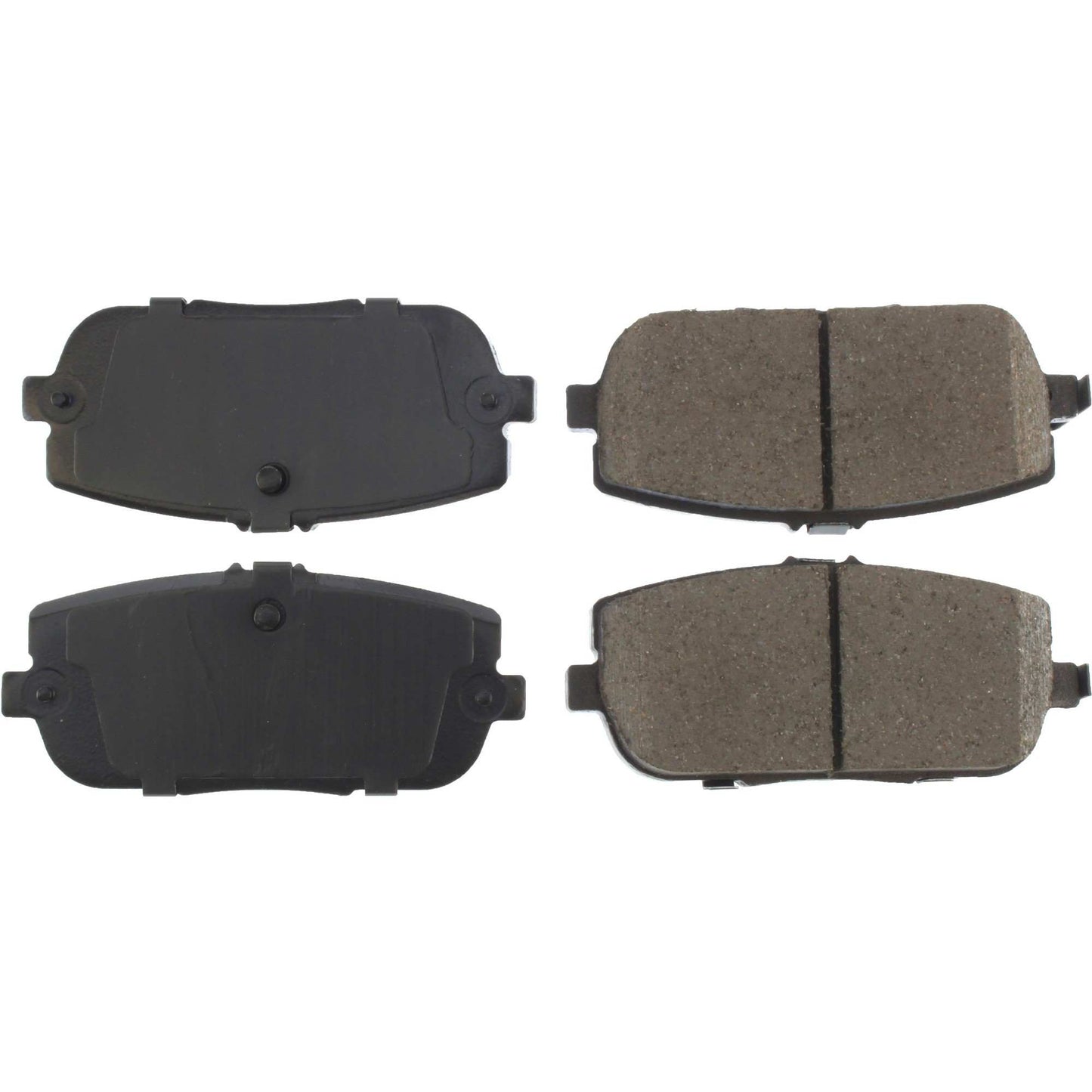 Centric Parts Disc Brake Pad Set Premium Ceramic with Shims and Hardware for Fiat 124 Spider 2017-2020 Mazda MX‑5 Miata 2006-2020 301.11800