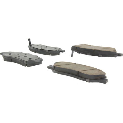 Centric Parts Disc Brake Pad Set Premium Ceramic with Shims and Hardware for 2007-2009 Hyundai Entourage, Santa Fe & Kia Sedona 301.12020