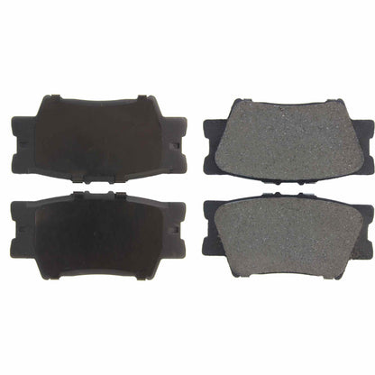 Centric Parts Disc Brake Pad Set Premium Ceramic with Shims and Hardware for Lexus ES300h 2018-2013, ES350 2018-2007, HS250h 2010, Pontiac Vibe 2010-2009, Toyota Avalon 2018-2008, Camry 2020-2007, Camry 2023-2022, Matrix 2013-2009