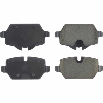 Stoptech Centric 2011 BMW 120i  / 13-16 Mini Cooper Paceman Premium Ceramic Rear Brake Pads Shims & Hardware 301.12260