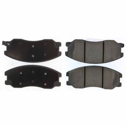 Centric Parts Disc Brake Pad Set Premium Ceramic with Shims for 2007-2015 Chevrolet Captiva Sport Equinox Pontiac Torrent Saturn Vue Suzuki XL-7