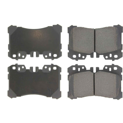 Centric Parts Disc Brake Pad Set Premium Ceramic with Shims for 2007-2017 Lexus LS460, 2018-2022 Lexus LS500 and LS500h, 2008-2016 Lexus LS600h, 2020-2022 Toyota Mirai Part 301.12820
