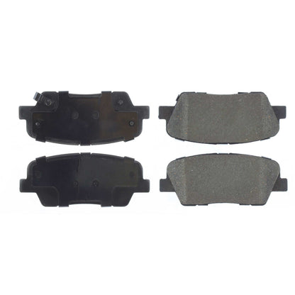 Centric Parts Disc Brake Pad Set Premium Ceramic with Shims and Hardware for 2007-2010 Hyundai Entourage, Genesis Coupe 301.12840