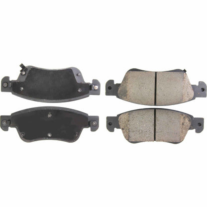 Centric Parts Disc Brake Pad Set Premium Ceramic with Shims and Hardware for 2007-2008 Infiniti G35, 2008-2013 Infiniti G37, 2014-2016 Infiniti Q60 301.12870