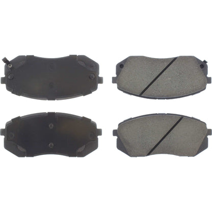 Centric Parts Disc Brake Pad Set Premium Ceramic with Shims and Hardware for 2015 Hyundai Sonata 2010-2007 Kia Rondo 301.12950