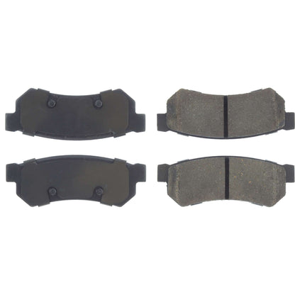 Centric Parts Disc Brake Pad Set Premium Ceramic with Shims and Hardware for 2007-2010 Chevrolet Optra, 2007-2008 Suzuki Forenza, 2007-2008 Reno 301.13150