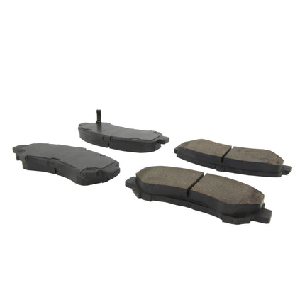 Centric Parts Disc Brake Pad Set Premium Ceramic with Shims for Nissan Rogue 2008‑2015 Sentra 2007‑2008 X‑Trail 2008‑2016 Suzuki Kizashi 2010‑2016