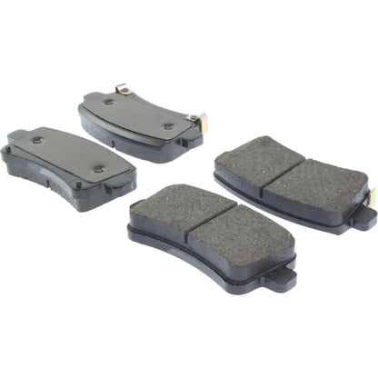 Centric Parts Disc Brake Pad Set with High Performance Shims for Passenger Cars and Light Duty Trucks 301.14302