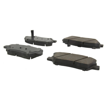 Centric Parts Disc Brake Pad Set Premium Ceramic with Shims for 2012-2017 Hyundai Azera, 2010-2012 Santa Fe, 2013-2016 Santa Fe Sport, 2014-2016 Kia Rondo, 2011-2015 Sorento